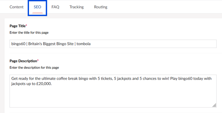 Umbraco Backoffice create new page step 5