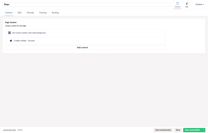 Umbraco Backoffice TrustBox widget setup step 8