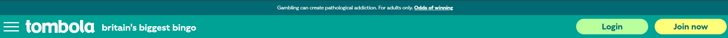 tombola header with Safeplay header with text screenshot