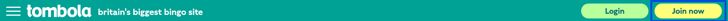 tombola desktop header register button screenshot