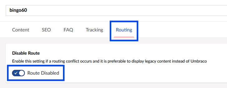 Umbraco Backoffice create new page step 14