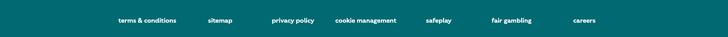 footer navigation links screenshot